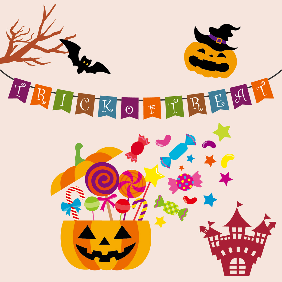 トリックオアトリート　ハロウィン