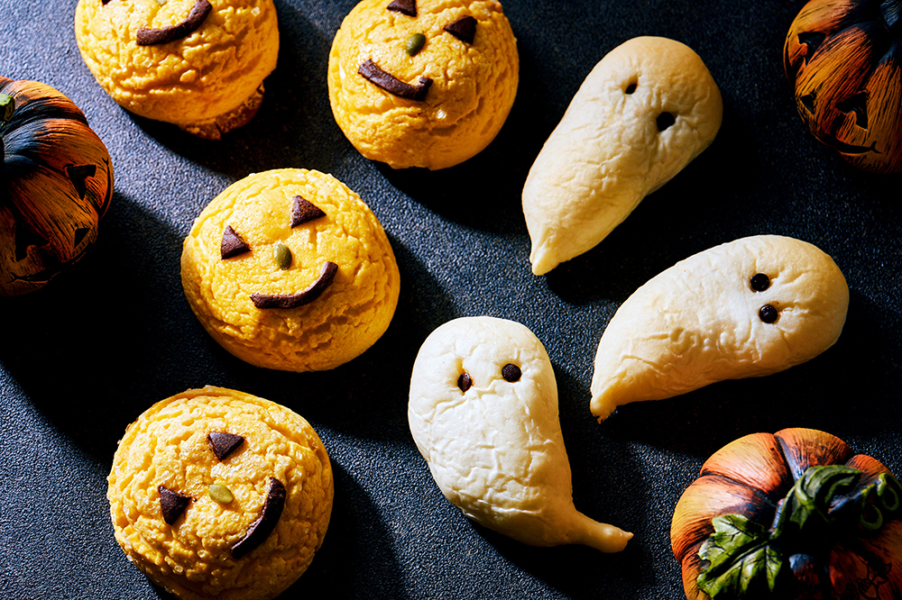 2025_パネッテリア_ハロウィーン_おばけ 焼きたてパン パネッテリア オークラ_修正版