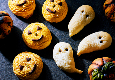 2025_パネッテリア_ハロウィーン_おばけ 焼きたてパン パネッテリア オークラ_修正版