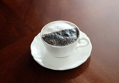 カフェ レックコート_ドリンク_黒ごまココア